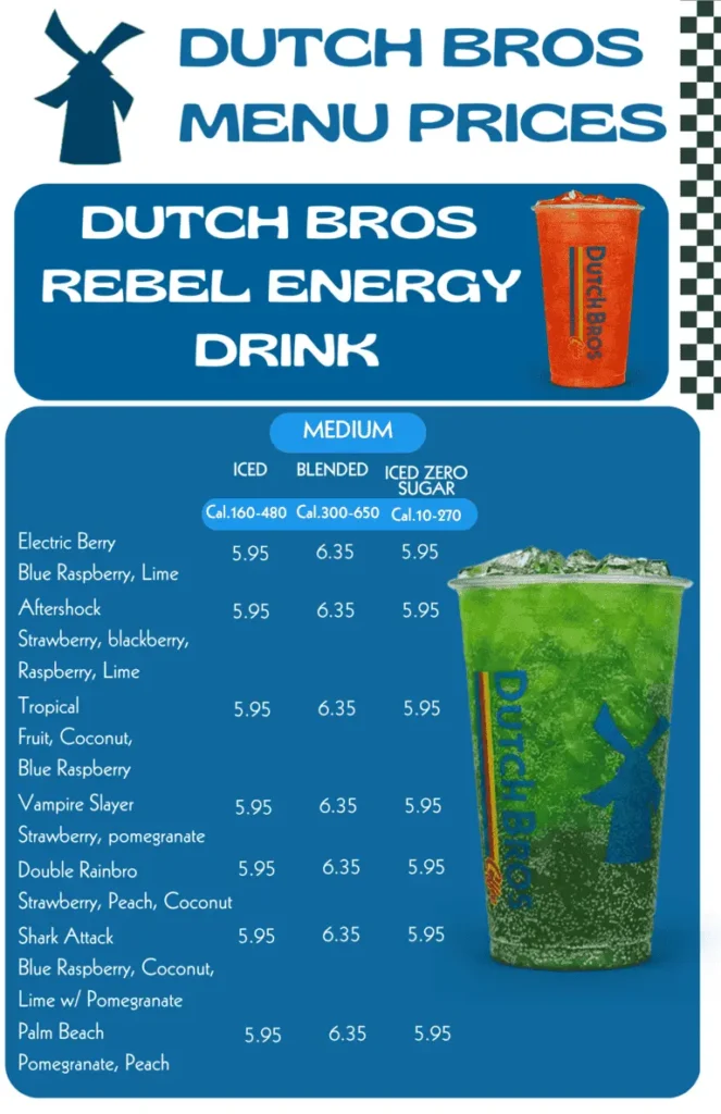 Dutch Bros Rebel Energy Drinks