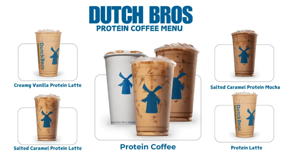 Dutch Bros Protein Coffee Menu with Prices and Nutrition Facts 2 Dutch Bros Protein Coffee Menu Drinks